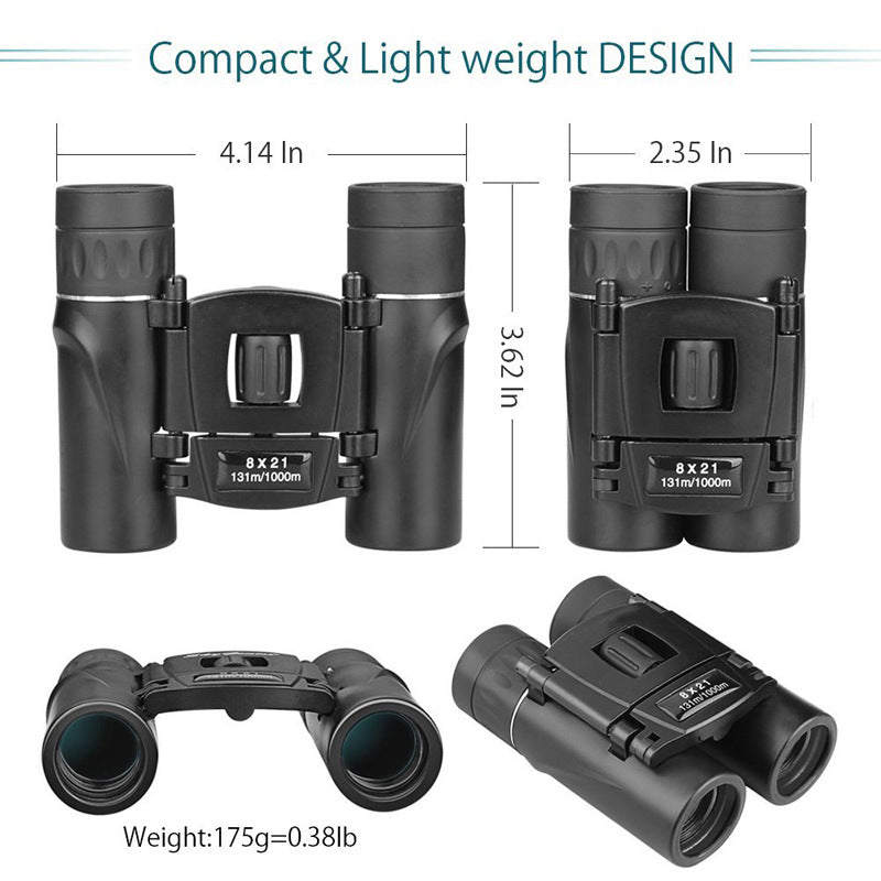 Kikare 8x21 Lättviktig, Vattentät
